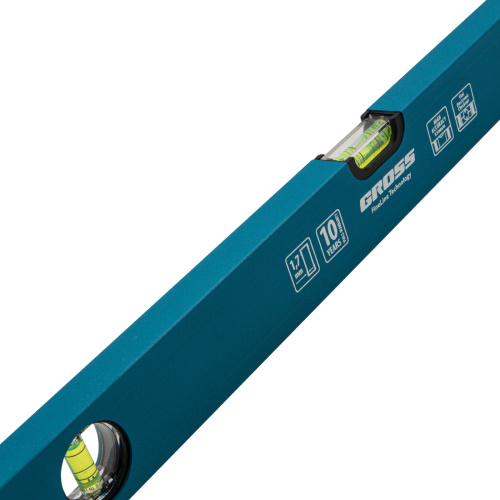 Уровень алюминиевый усиленный, 600 мм, 3 глазка Gross по ценам производителя в Москве с доставкой по всей России