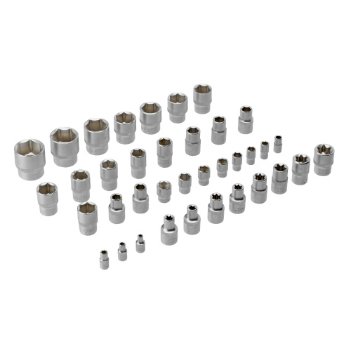 Набор инструментов, 1/2", 1/4", CrV, S2, пластиковый кейс, 122 предмета Denzel по ценам производителя в Москве с доставкой по всей России