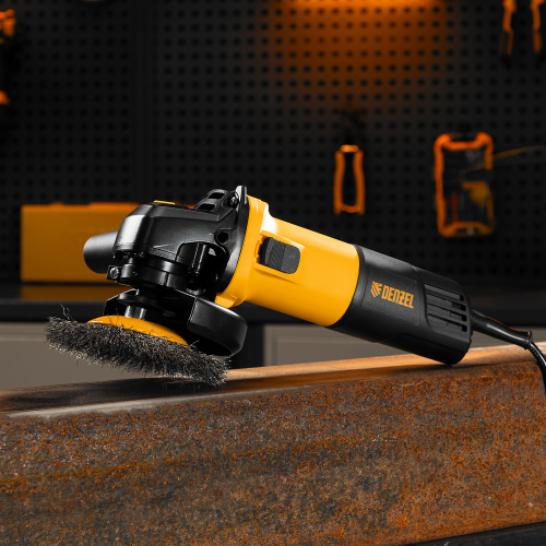 Машина шлифовальная угловая AG125-1100, 1100 Вт, 125 мм, 3000-11000 об/мин Denzel по ценам производителя в Москве с доставкой по всей России