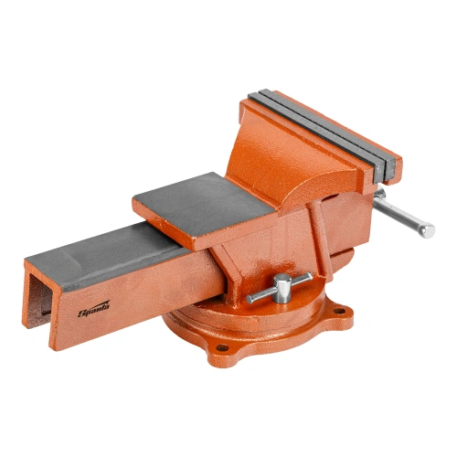 Тиски слесарные, 200 мм, поворотные, с наковальней Sparta по ценам производителя в Москве с доставкой по всей России