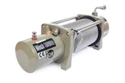 Лебедка автомобильная электрическая 4536кг  28м 12В TOR S10000 по ценам производителя в Москве с доставкой по всей России