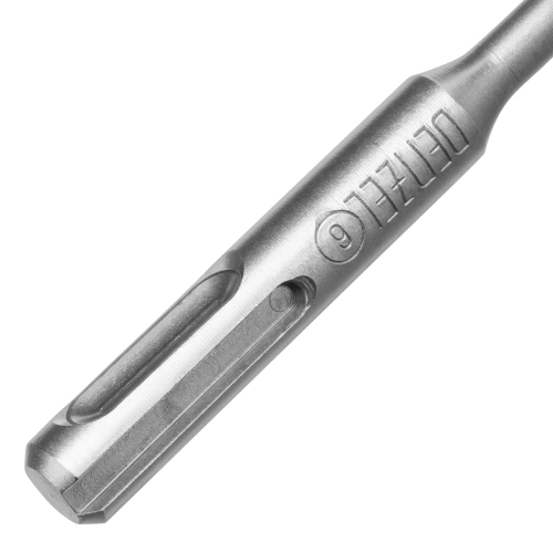 Бур по бетону, цельная крестовая пластина, 6x265 мм, SDS PLUS Denzel по ценам производителя в Москве с доставкой по всей России