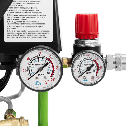 Компрессор воздушный КК-1100/22, 1, 1 кВт, 135 л/мин, 22 л, прямой привод, масляный Сибртех по ценам производителя в Москве с доставкой по всей России