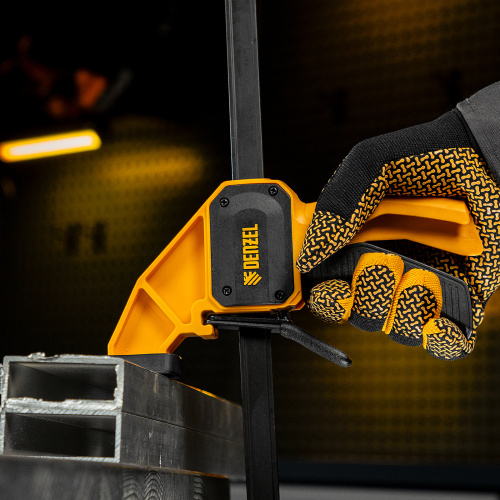 Струбцина F-образная, быстрозажимная, 300 х 80 мм, усиленный нейлоновый корпус Denzel по ценам производителя в Москве с доставкой по всей России