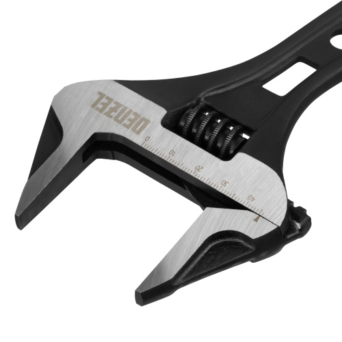 Ключ разводной 185 мм, CrV, кованый, укороченная рукоятка Denzel по ценам производителя в Москве с доставкой по всей России