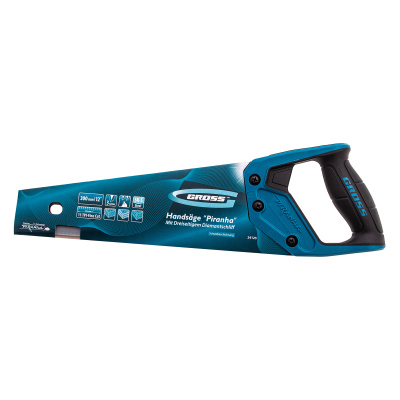 Ножовка по дереву "PIRANHA", 300 мм, 11 TPI, 3D-зуб, тефлоновое покрытие полотна, двухкомпонентная рукоятка Gross по ценам производителя в Москве с доставкой по всей России