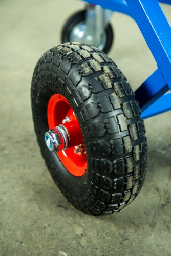 Тележка для газовых баллонов TOR ГБ-2, 2 баллона (250 пневмо колеса + 160 поворотное) по ценам производителя в Москве с доставкой по всей России