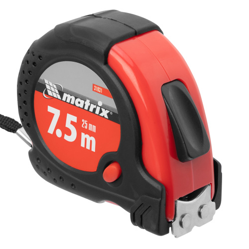 Рулетка Status Magnet fixation,7,5 м х 25 мм,обрезиненный корпус,зацеп с магнитом Matrix по ценам производителя в Москве с доставкой по всей России