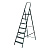 Стремянка 7 ступеней, компактная, стальная Сибртех по ценам производителя в Москве с доставкой по всей России