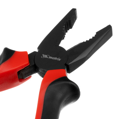 Плоскогубцы комбинированные Black Nickel, 180 мм, двухкомпонентные рукоятки Matrix купить в Москве с доставкой по всей России | ProtosMarket.ru