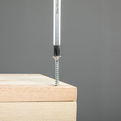 Отвертка PH3 x 150 мм, S2, трехкомпонентная ручка Gross по ценам производителя в Москве с доставкой по всей России