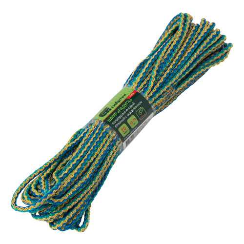 Шнур вязаный полипропиленовый с серд."Радуга", 4 мм, L 20 м, Сибртех по ценам производителя в Москве с доставкой по всей России