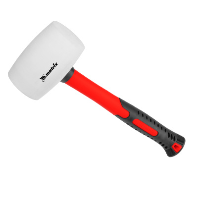 Киянка резиновая, 450 г, белая резина, фибергласовая рукоятка Matrix по ценам производителя в Москве с доставкой по всей России