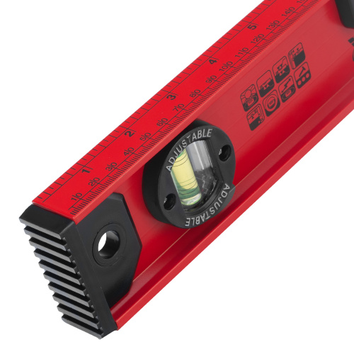 Уровень алюминиевый "Рельс", 400 мм, 3 глазка, усиленный Matrix по ценам производителя в Москве с доставкой по всей России