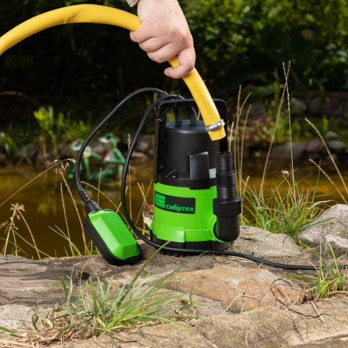 Дренажный насос для чистой воды СДН300-5, 300 Вт, напор 6.5м, 6500 л/ч Сибртех по ценам производителя в Москве с доставкой по всей России