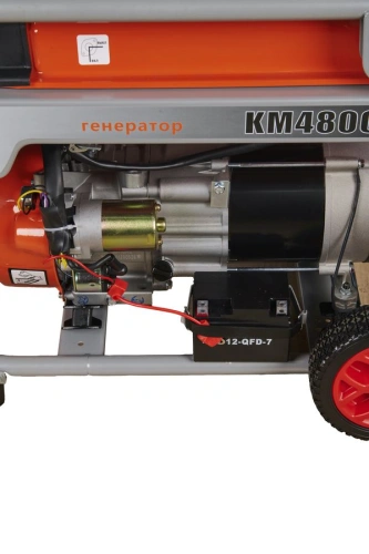 Генератор бензиновый 3,3 кВт 220В 16 л с электростартером и колесами TOR KM4800H по ценам производителя в Москве с доставкой по всей России