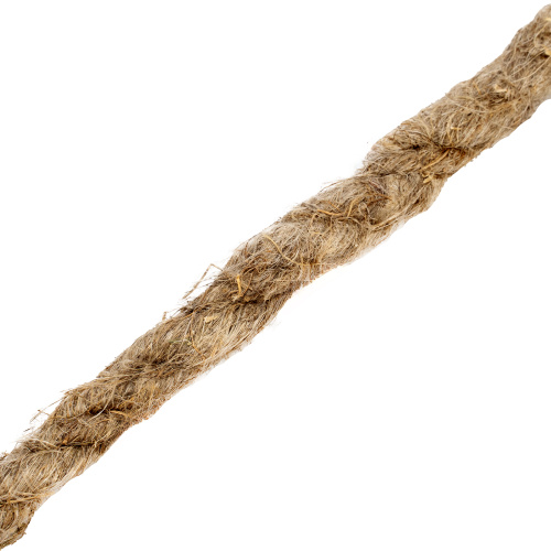 Веревка льнопеньковая, D 10 мм, L 6 м, крученая Сибртех по ценам производителя в Москве с доставкой по всей России