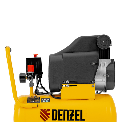 Компрессор воздушный DLC1300/24 безмасляный 1.3 кВт, 24 литра, 206 л/мин Denzel по ценам производителя в Москве с доставкой по всей России