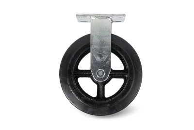 Колесо большегрузное неповоротное FCd 54 125 мм обрезиненное (F) по ценам производителя в Москве с доставкой по всей России