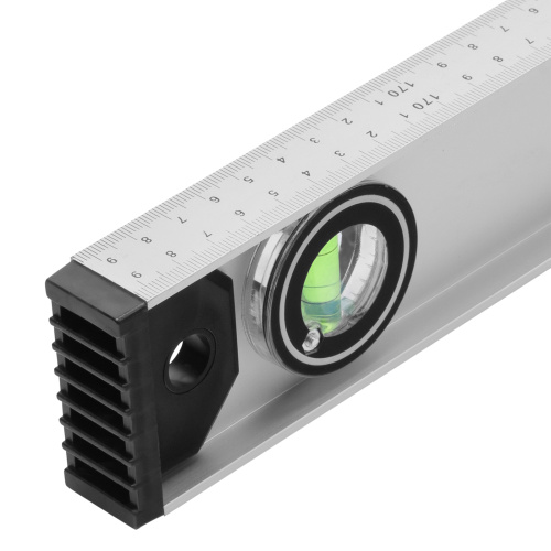 Уровень алюминиевый "Рельс", 1800 мм, 3 глазка (1 поворотный) Matrix по ценам производителя в Москве с доставкой по всей России