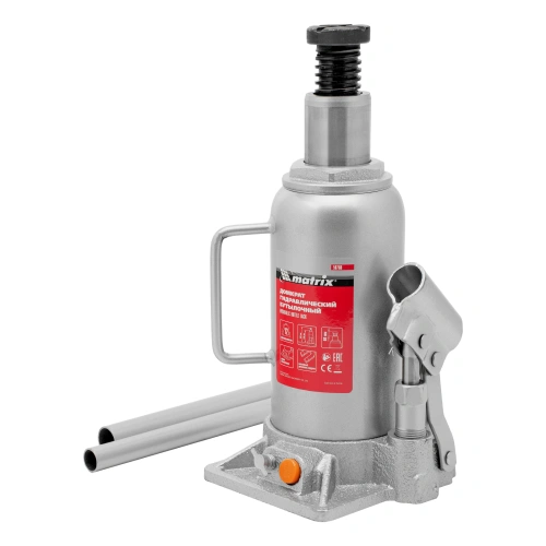 Домкрат гидравлический бутылочный, 12 т, h подъема 230-465 мм Matrix по ценам производителя в Москве с доставкой по всей России