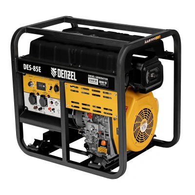 Генератор дизельный DES-85E, 8,5 кВт, 230 В, 16 л, электростартер Denzel по ценам производителя в Москве с доставкой по всей России