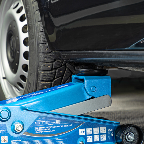 Домкрат гидравлический подкатной, быстрый подъем, 3 т, Quick, 130-465 мм, профессиональный Stels по ценам производителя в Москве с доставкой по всей России