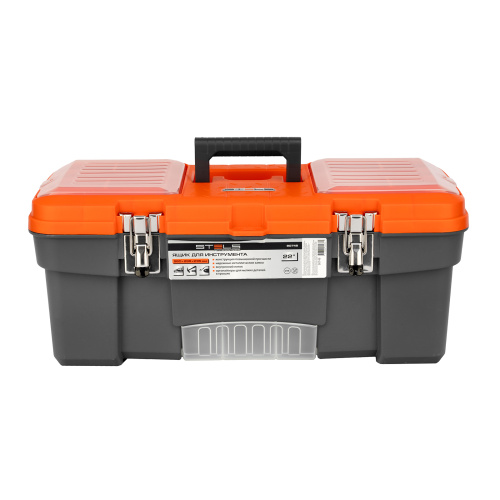 Ящик для инструмента с мет. замками 22", 560х285x235 мм Stels по ценам производителя в Москве с доставкой по всей России