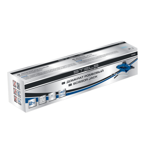 Ромбовый домкрат, 2 т, 110-390 мм Stels по ценам производителя в Москве с доставкой по всей России