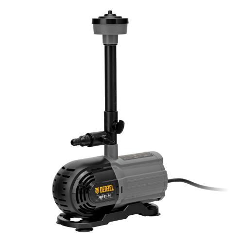 Насос фонтанный FNP31-24, 31 Вт, подъем 2,4 м, 1500 л/ч, колокольчик/2 каскада/гейзер Denzel по ценам производителя в Москве с доставкой по всей России