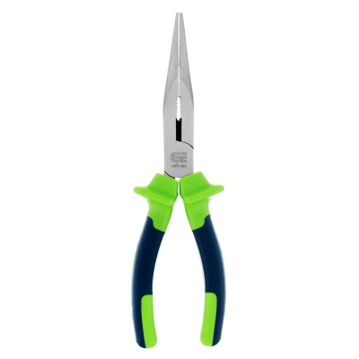 Длинногубцы прямые, 200 мм, двухкомпонентные рукоятки Сибртех по ценам производителя в Москве с доставкой по всей России