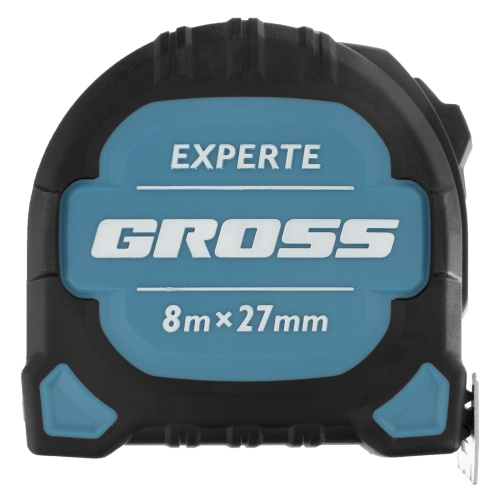 Рулетка Experte,8 м x 27 мм,двухкомпонентный корпус,магнит,двухсторонняя разметка,нейлон Gross по ценам производителя в Москве с доставкой по всей России