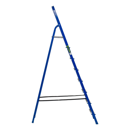 Стремянка, 8 ступеней, стальной профиль, алюминиевые ступени Сибртех по ценам производителя в Москве с доставкой по всей России