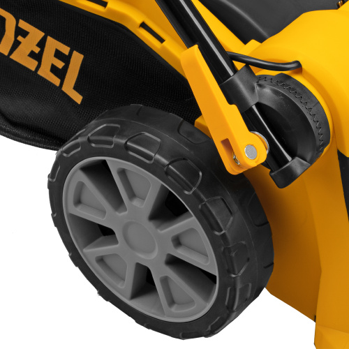 Газонокосилка электрическая GM-1800, 1800 Вт, шир. 38 см, 6 уров., травосб. 40 л. Denzel по ценам производителя в Москве с доставкой по всей России