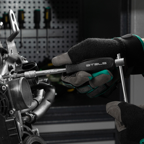 Набор инструментов, 1/4", Cr-V, S2, усиленный кейс, 47 предметов Stels по ценам производителя в Москве с доставкой по всей России