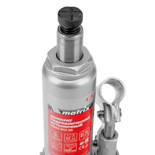 Домкрат гидравлический бутылочный, 2 т, h подъема 181-345 мм Matrix по ценам производителя в Москве с доставкой по всей России