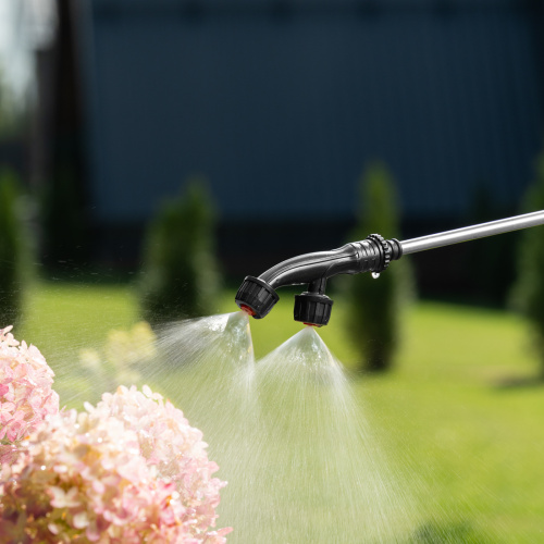 Опрыскиватель ранцевый аккумуляторный D-12LA, 12 л, 12 В, 8 Ач Denzel по ценам производителя в Москве с доставкой по всей России