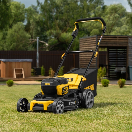 Газонокосилка аккумуляторная бесщет. DLM-460, 460 мм, травосб. 65 л., Li-Ion, 40 В Denzel по ценам производителя в Москве с доставкой по всей России