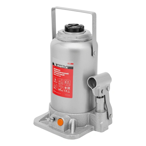 Домкрат гидравлический бутылочный, 20 т, h подъема 244-449 мм Matrix по ценам производителя в Москве с доставкой по всей России