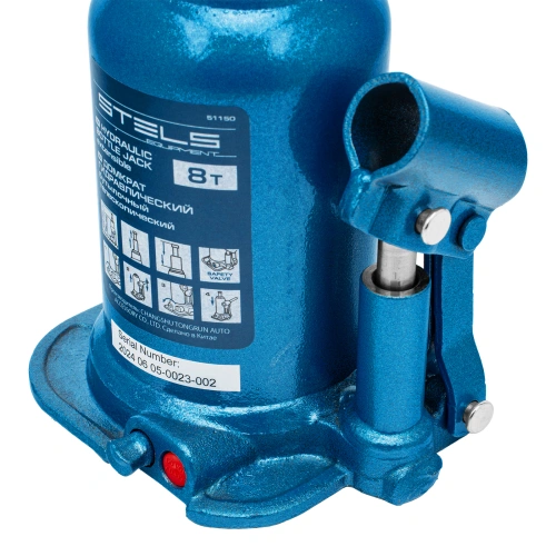 Домкрат гидравлический бутылочный телескопический, 8 т, подъем 180-410 мм Stels по ценам производителя в Москве с доставкой по всей России