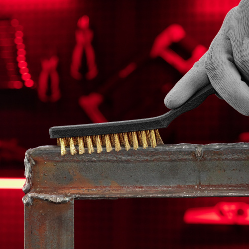 Набор щеток, 3 шт, металлические с пластмассовой ручкой, большие Matrix по ценам производителя в Москве с доставкой по всей России