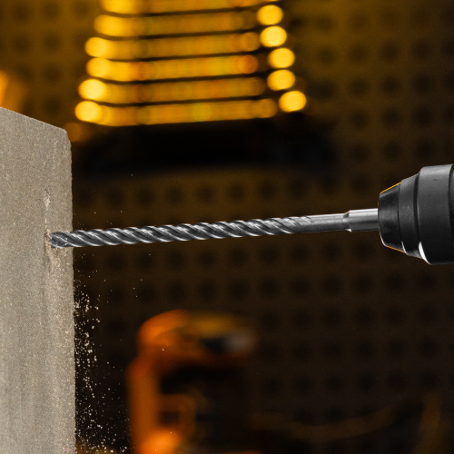 Бур по бетону, цельная крестовая пластина, 8x265 мм, SDS PLUS Denzel по ценам производителя в Москве с доставкой по всей России