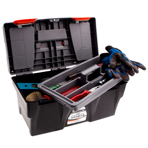 Ящик для инструмента 20", 500 х 260 х 260 мм, пластик Stels по ценам производителя в Москве с доставкой по всей России