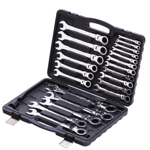 Набор ключей комбинированных, трещоточных шарнирных 13 шт. Matrix по ценам производителя в Москве с доставкой по всей России