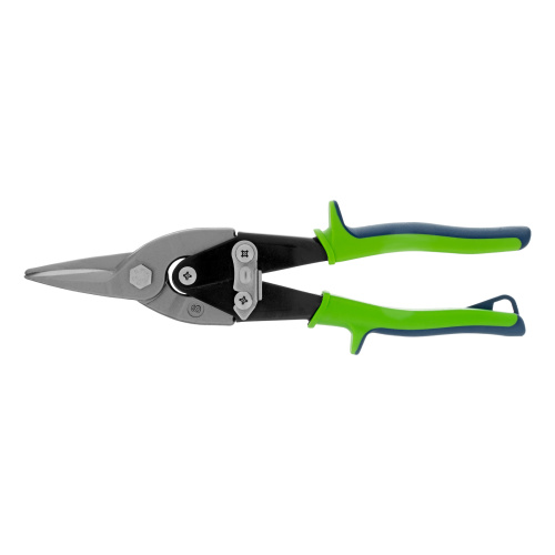 Ножницы по металлу, 250 мм, прямой рез, сталь С55, двухкомпонентные рукоятки СИБРТЕХ по ценам производителя в Москве с доставкой по всей России