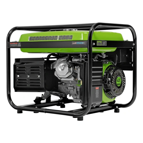 Генератор бензиновый БС-8000, 6,6 кВт, 230В, четырехтактный, 25 л, ручной стартер Сибртех по ценам производителя в Москве с доставкой по всей России