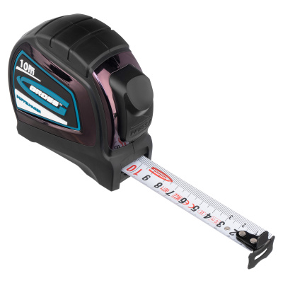 Рулетка "Doppelhaken",10 м x 25 мм,двухсторонний зацеп,Нейлон,двусторонняя шкала,автоматическая фиксация Gross купить в Москве с доставкой по всей России | ProtosMarket.ru