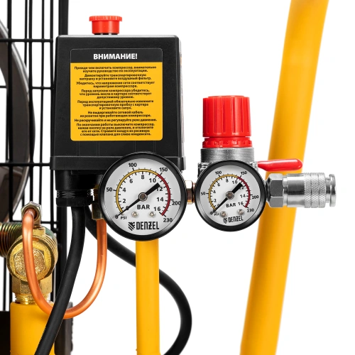 Компрессор воздушный BCI2300/50, ременный привод, 2.3 кВт, 50 литров, 400 л/мин Denzel по ценам производителя в Москве с доставкой по всей России