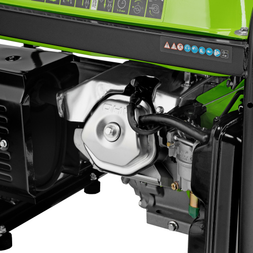 Генератор бензиновый БС-8000Э, 6,6 кВт, 230В, четырехтактный, 25 л, электростартер Сибртех по ценам производителя в Москве с доставкой по всей России