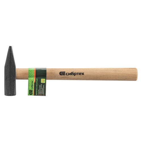 Молоток слесарный 500 г, квадратный боек, деревянная рукоятка Сибртех по ценам производителя в Москве с доставкой по всей России